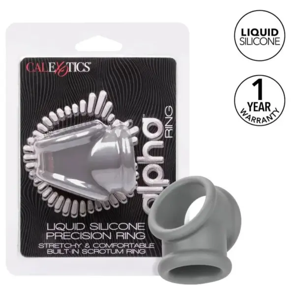 Calexotics - Anillo de Precisión Alpha en Gris: Placer y Soporte Superior - Imagen 2