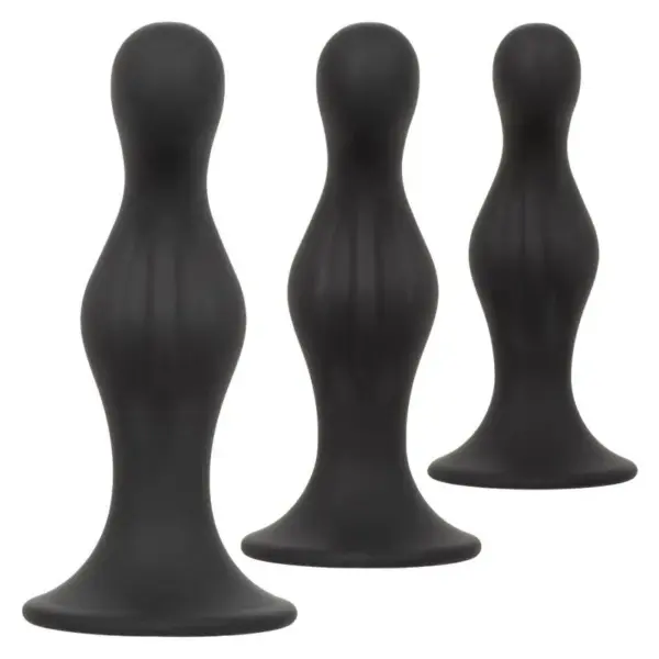 CALEXOTICS - Kit de Plugs Anales Ondulados de Silicona - Imagen 6