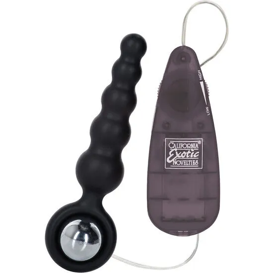 CALEXOTICS - Vibrador anal Booty Call Booty Shaker negro con control remoto