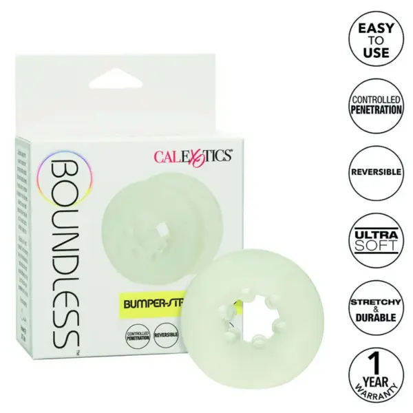CALEXOTICS - Boundless Anillo Tope y Estimulador para Placer Sin Límites - Imagen 2