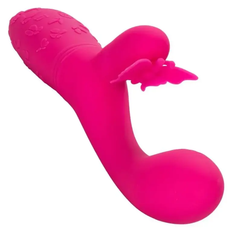 CALEXOTICS - Butterfly Kiss Flutter Rosa - Masajeador Erótico Recargable