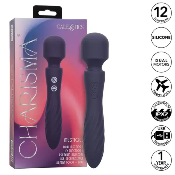 CalExotics - Charisma Mystique Masajeador Doble Motor Morado