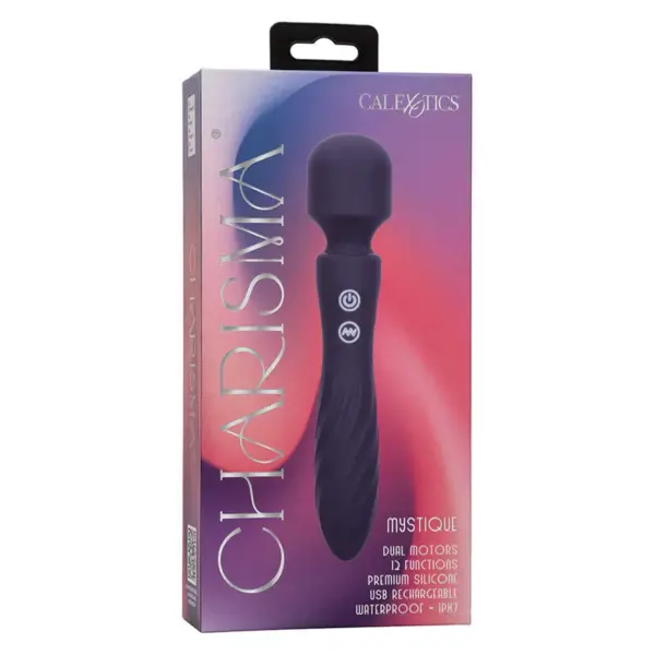 CalExotics - Charisma Mystique Masajeador Doble Motor Morado - Imagen 10