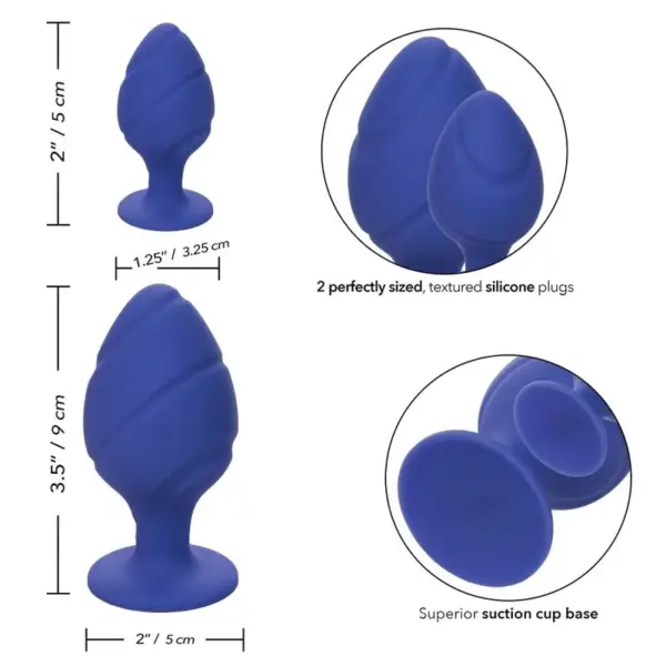 CALEXOTICS - Cheeky Plugs Anales Lila: Placer y Diversión - Imagen 9