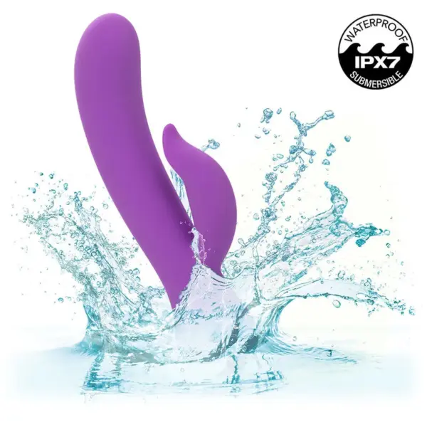 CALEXOTICS - First Time Vibrador Complaciente Recargable Morado - Imagen 9