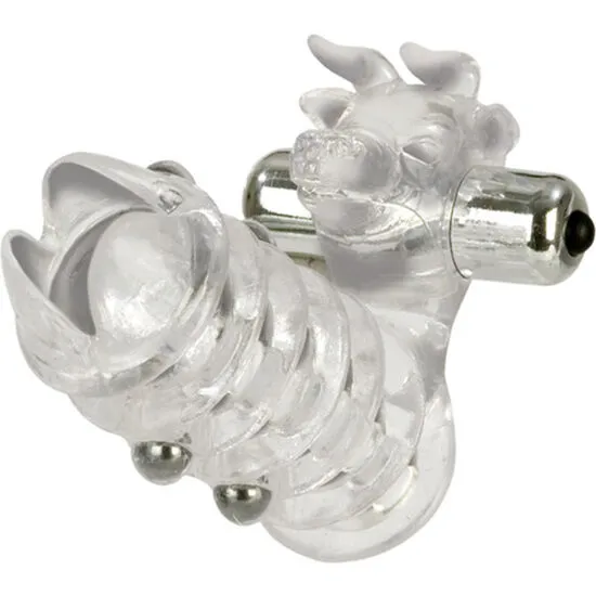CALEXOTICS - Funda pene con vibrador para clítoris