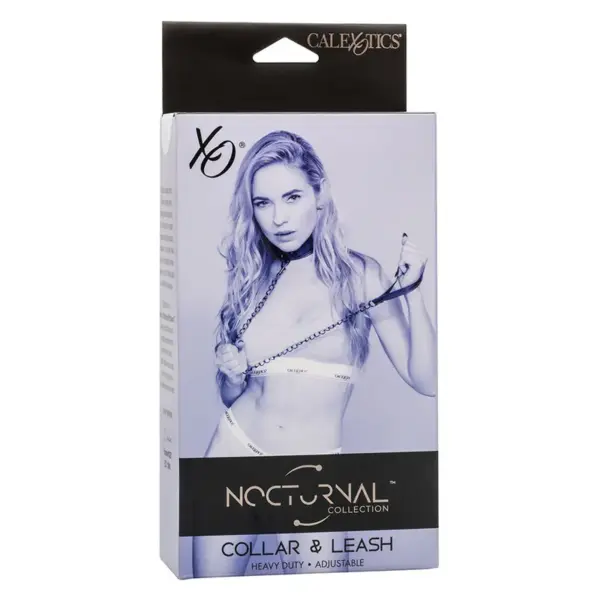CALEXOTICS - Collar y Correa de Cuero Ajustable Negro para BDSM - Imagen 7