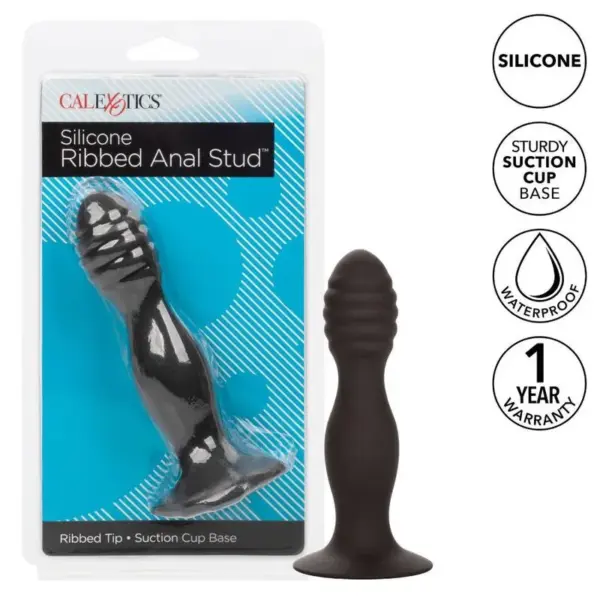 CALEXOTICS - Semental anal acanalado de silicona - Imagen 2