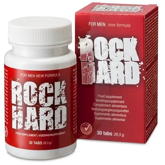 COBECO - Rock Hard Aumento Potencia 30 Cápsulas para Hombres