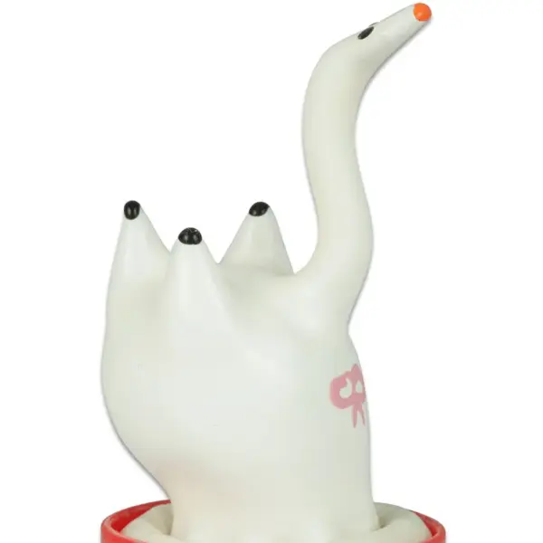 CONDOMERIE - PRESERVATIVO DECORATIVO PINTADO A MANO CISNE - Imagen 3