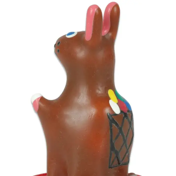 CONDOMERIE - PRESERVATIVO DECORATIVO PINTADO A MANO CONEJITO DE PASCUA - Imagen 2