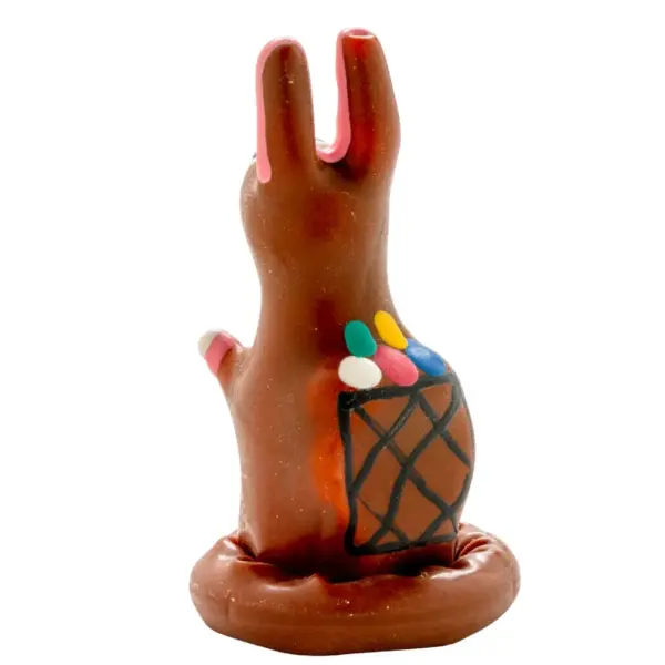 CONDOMERIE - PRESERVATIVO DECORATIVO PINTADO A MANO CONEJITO DE PASCUA - Imagen 4