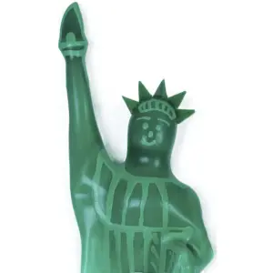 CONDOMERIE - PRESERVATIVO DECORATIVO PINTADO A MANO ESTATUA DE LA LIBERTAD MODELO XL