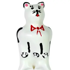 CONDOMERIE - PRESERVATIVO DECORATIVO PINTADO A MANO GATO MODELO XL
