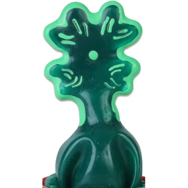 CONDOMERIE - PRESERVATIVO DECORATIVO PINTADO A MANO HOJA DE TRÉBOL