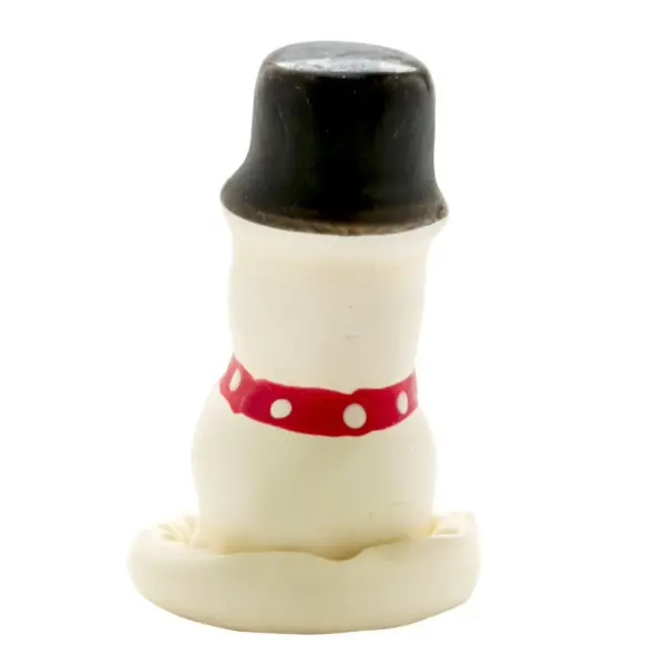 CONDOMERIE - PRESERVATIVO DECORATIVO PINTADO A MANO MUÑECO DE NIEVE - Imagen 3