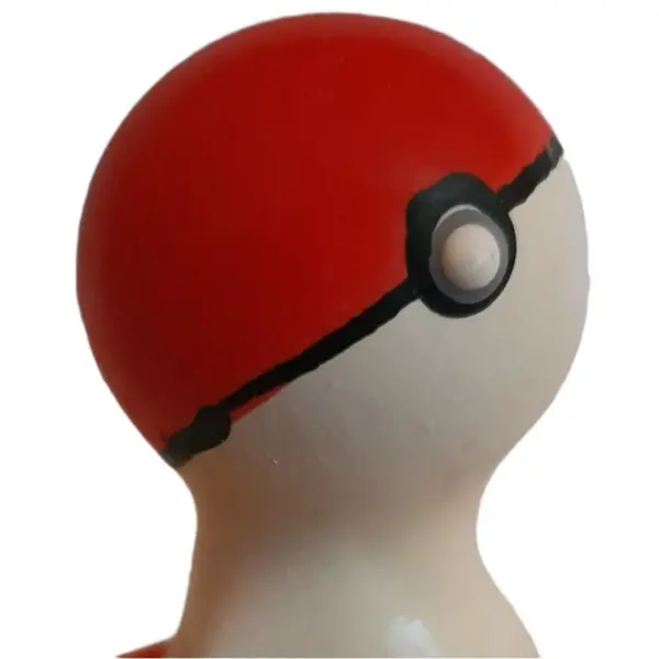 CONDOMERIE - PRESERVATIVO DECORATIVO PINTADO A MANO POKEBOLA ROJO-BLANCO - Imagen 2