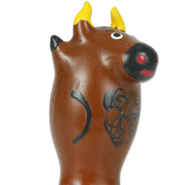 CONDOMERIE - PRESERVATIVO DECORATIVO PINTADO A MANO TORO MODELO 1 - Imagen 3