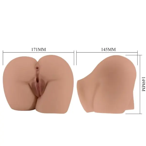 CRAZY BULL - Masturbador trasero vibrador con vagina y ano realista - Imagen 9