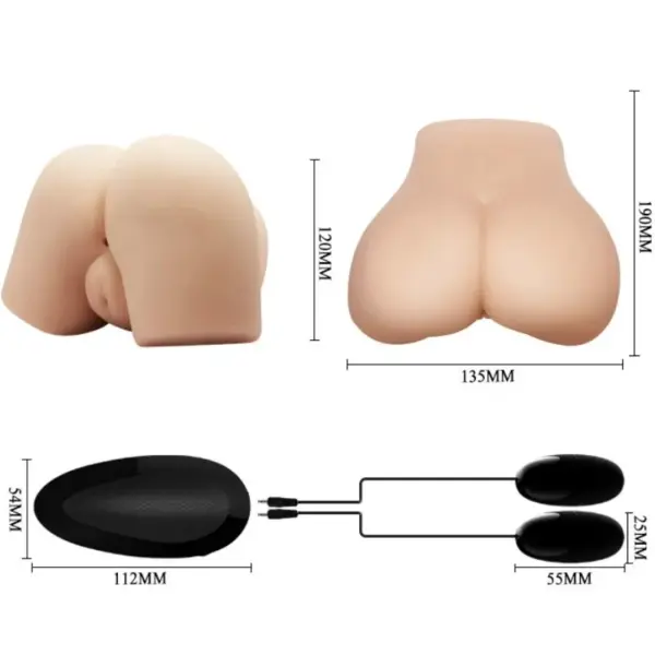 Crazy Bull - Vagina y Ano Realísticos con Vibración Posición 4 - Imagen 8