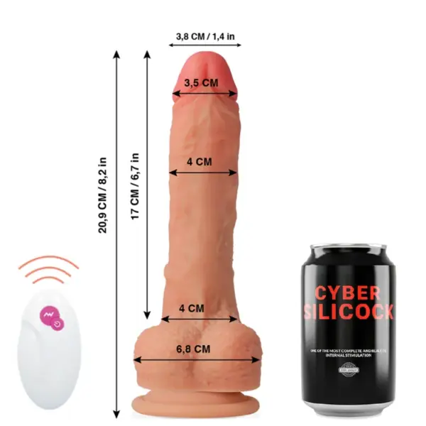 CYBER SILICOCK - Realístico control remoto Master HUCK 20.9 cm -O- 4 cm - Imagen 2