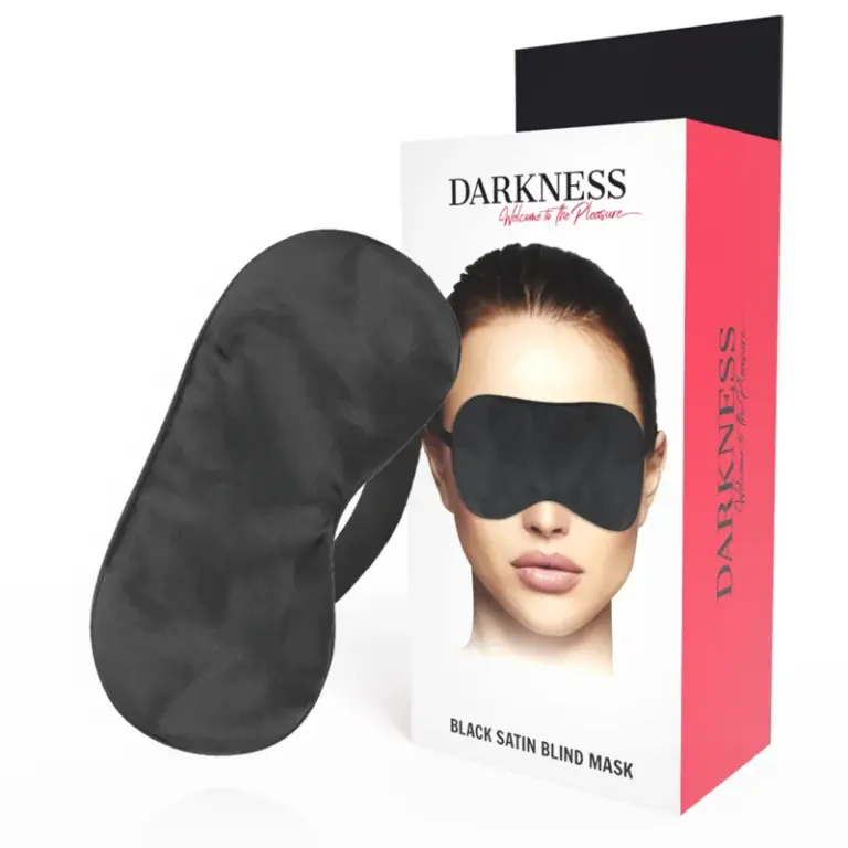DARKNESS - Máscara Antifaz Basic Negro para Experiencias Eróticas