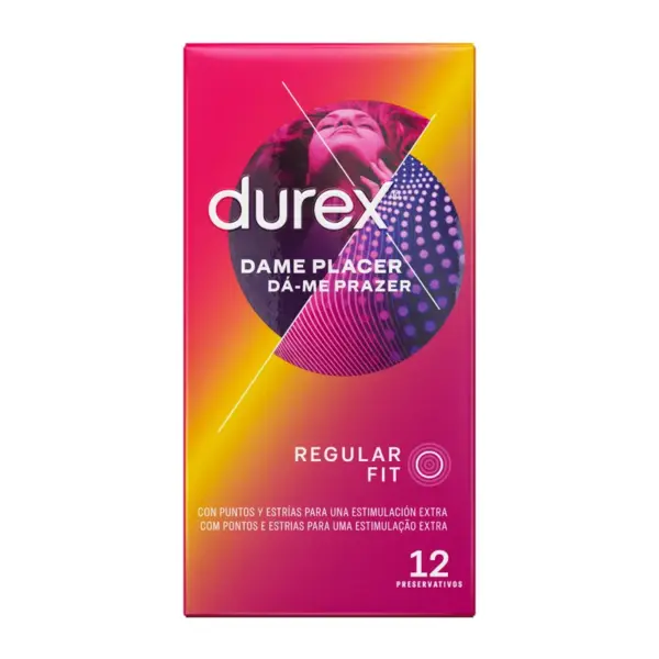 Durex - Dame Placer 12 Unidades - Preservativos para Intimidad - Imagen 2
