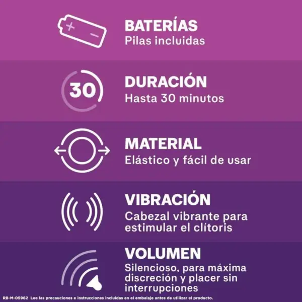 DUREX - Intense Diablillo Anillo Vibrador para Clítoris - Imagen 2