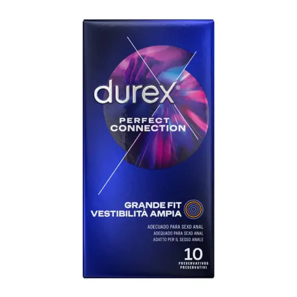 Durex - Perfect Connection Extra Lubricación Silicona 10 Unidades - Imagen 2