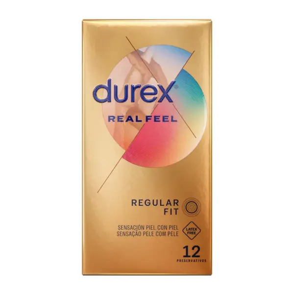 Durex - Real Feel 12 Unidades: Preservativos Sin Látex Para Placer Natural - Imagen 2