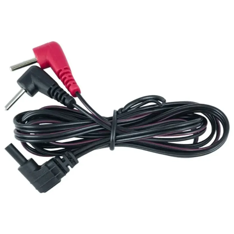 ElectraStim - Cables de Estimulación 90 Grados para Juguetes Eróticos