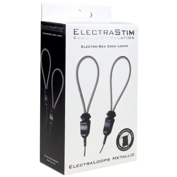 ElectraStim - ElectraLoops E-Stim Anillos Metálicos Ajustables para el Pene - Imagen 2