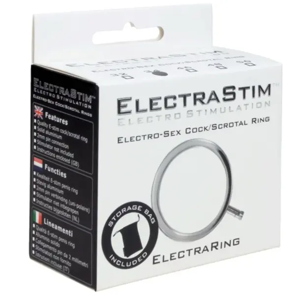 ElectraStim - ElectraRings Anillo Metálico para el Pene 34 mm - Imagen 3