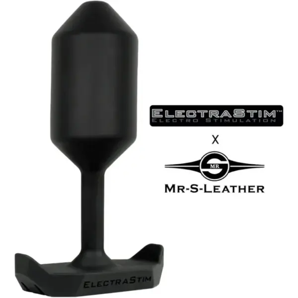 ElectraStim - Electro Plug Anal MR-S-Leather para Experiencias Eróticas Intensas