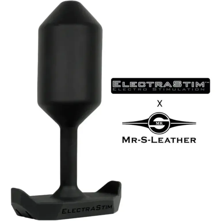 ElectraStim - Electro Plug Anal MR-S-Leather para Experiencias Eróticas Intensas