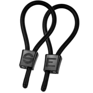 ElectraStim - Prestige ElectraLoops Anillos de Pene Ajustables Negro