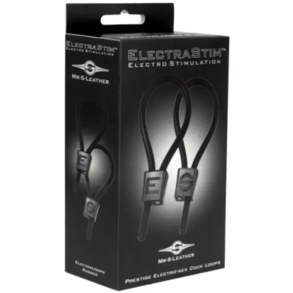 ElectraStim - Prestige ElectraLoops Anillos de Pene Ajustables Negro - Imagen 3