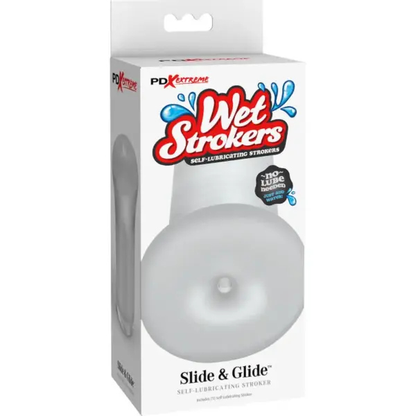 Fetish Fantasy Extreme - Masturbador Masculino Silicona Slide & Glide Transparente - Imagen 4