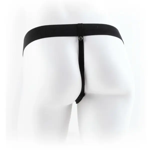 Fetish Fantasy - Hollow Strap-On con bolas 17.8cm natural - Imagen 3