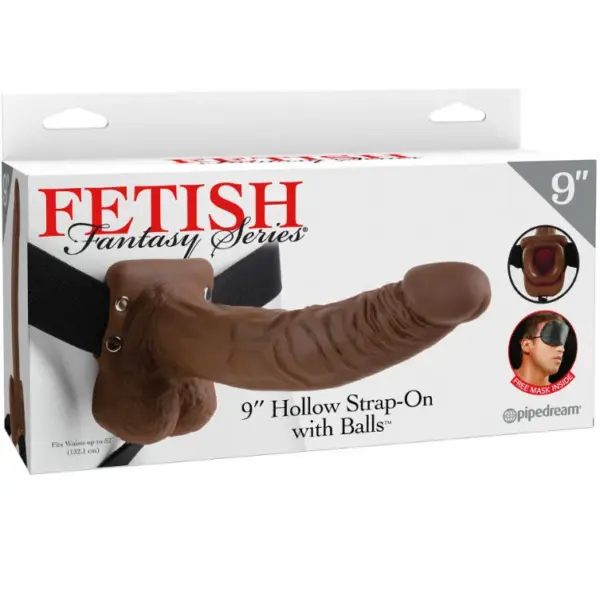 Fetish Fantasy - Arnés Hueco con Testículos Man 22.9 cm Marrón - Imagen 2