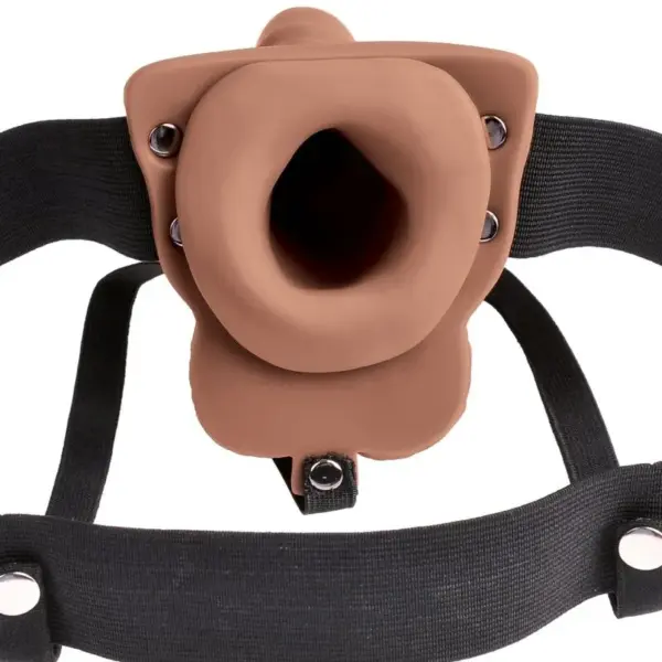 Fetish Fantasy Series - Arnés Ajustable Pene Realístico con Testículos Recargable y Vibrador 15 cm - Imagen 4