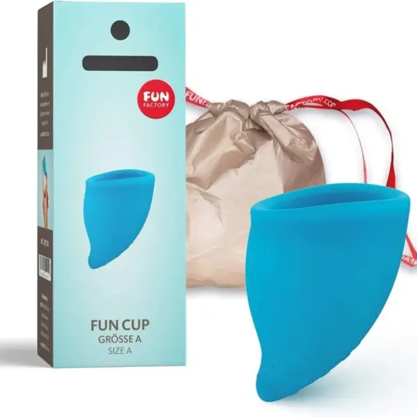 FUN FACTORY - FUN CUP TALLA A TURQUESA: Copa Menstrual Innovadora - Imagen 4