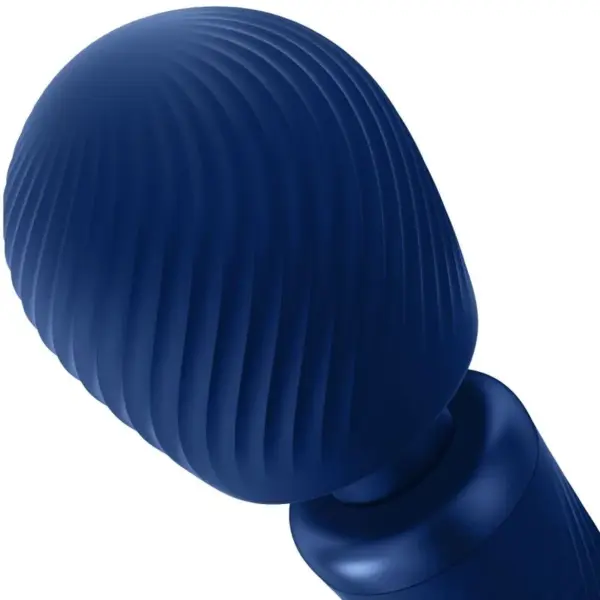FUN FACTORY - VIM WAND RUMBLE Vibrador recargable silicona azul medianoche - Imagen 3