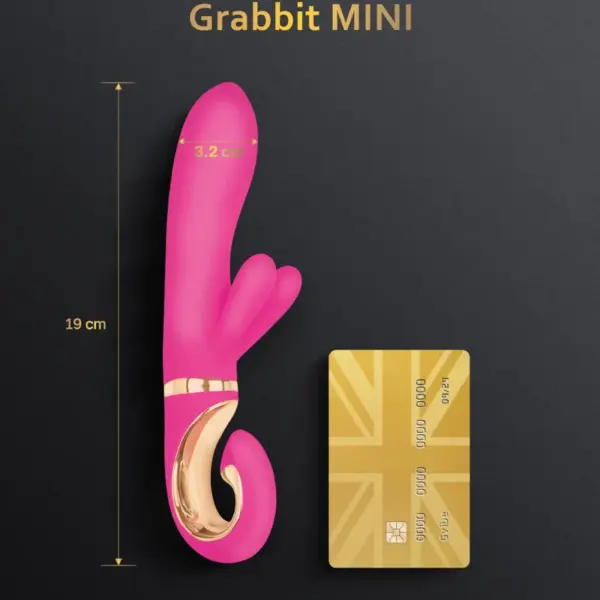 G-VIBE - G-Rabbit Mini Vibrador Silicona Rosa - Imagen 2