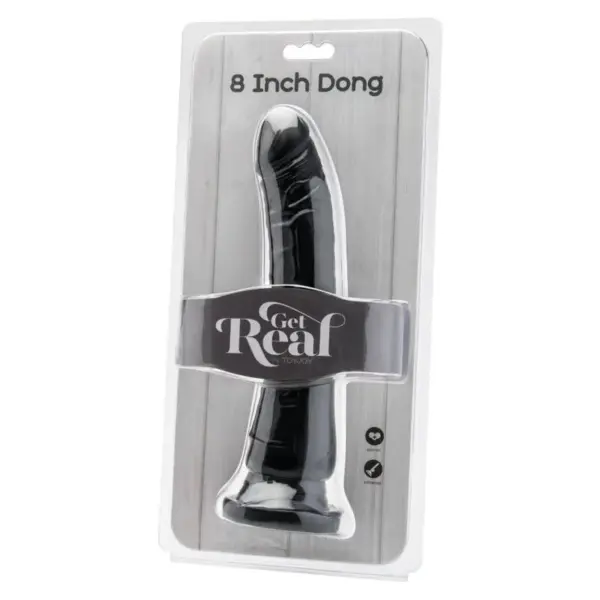 Get Real - Dong 20,5 cm Negro: Placer Realista para Tu Intimidad - Imagen 2