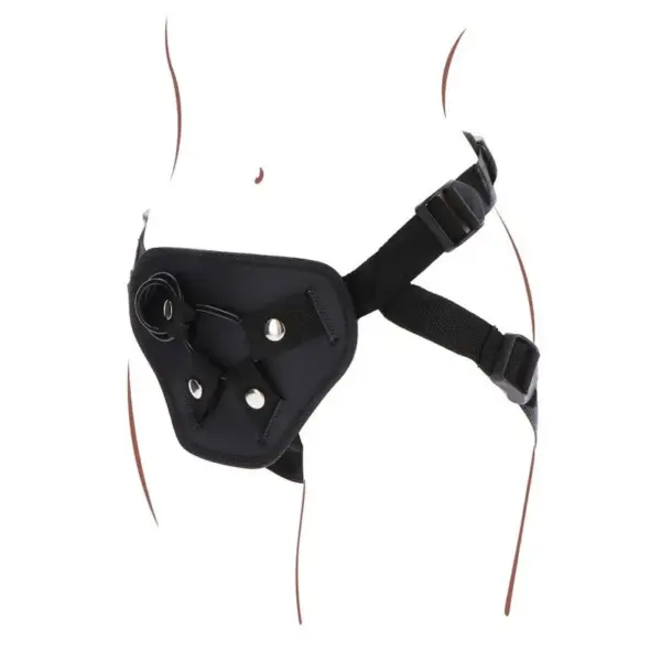 GET REAL - Strap-On Deluxe Harnés Negro para Juegos de Rol - Imagen 5