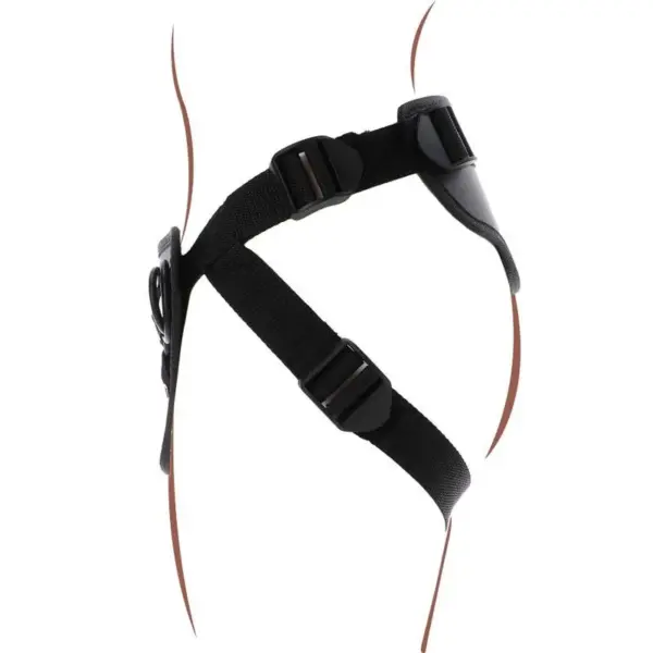 GET REAL - Strap-On Deluxe Harnés Negro para Juegos de Rol - Imagen 7