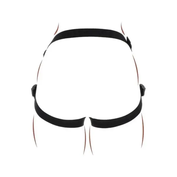 GET REAL - Strap-On Arnés Negro para Juegos de Rol - Imagen 8