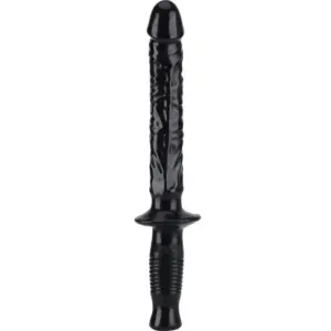 GET REAL - THE MANHANDLER 37 CM NEGRO: Masajeador Sexual Definitivo
