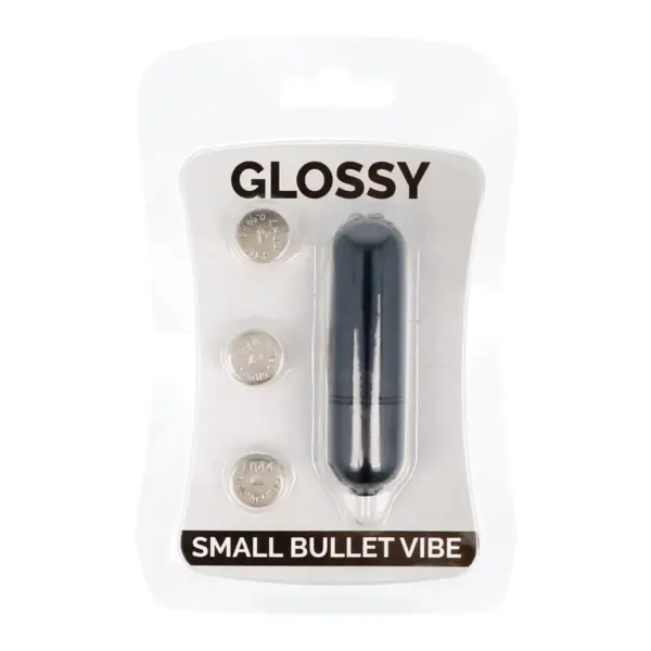 GLOSSY - Bala Vibradora Negra Compacta y Silenciosa - Imagen 3
